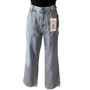 Brand New Simple Society Baggy Super High Rise Straight Jeans in size 7/28